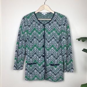 Pendleton sweater silk blend cardigan Medium